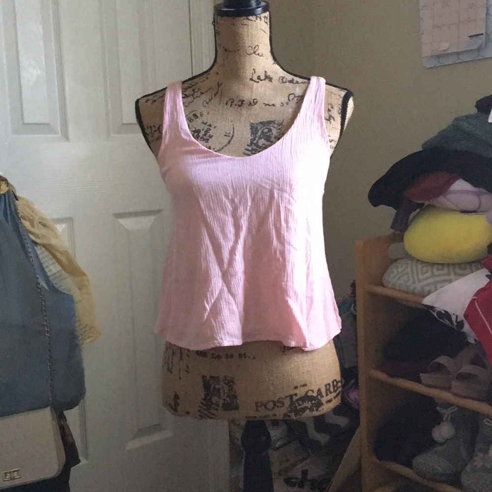 Cropped Tank Top Blouse